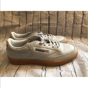 Reebok Club 85 Classic Gray Men Walking Shoes 12